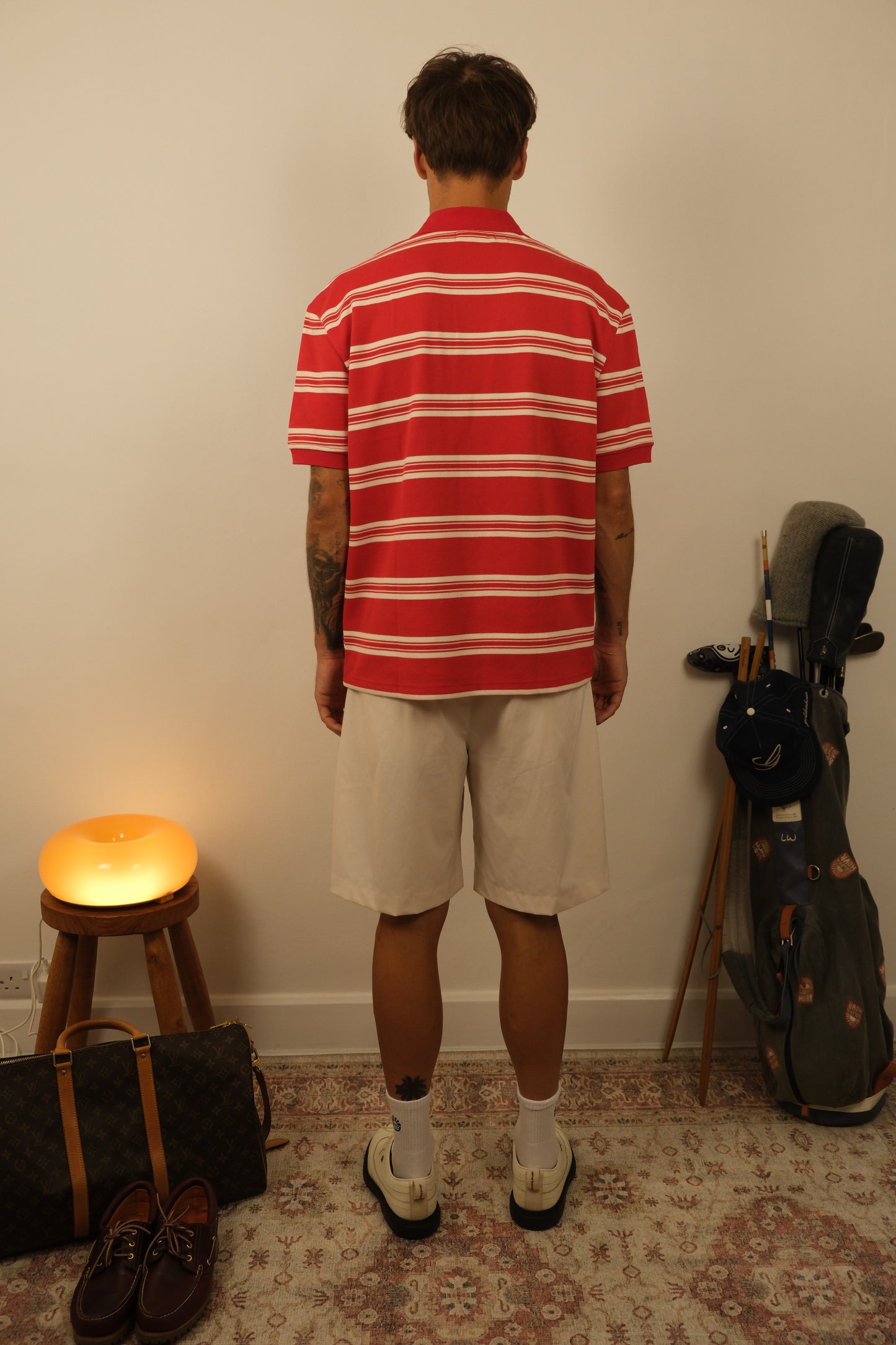 Stripe Pique Polo