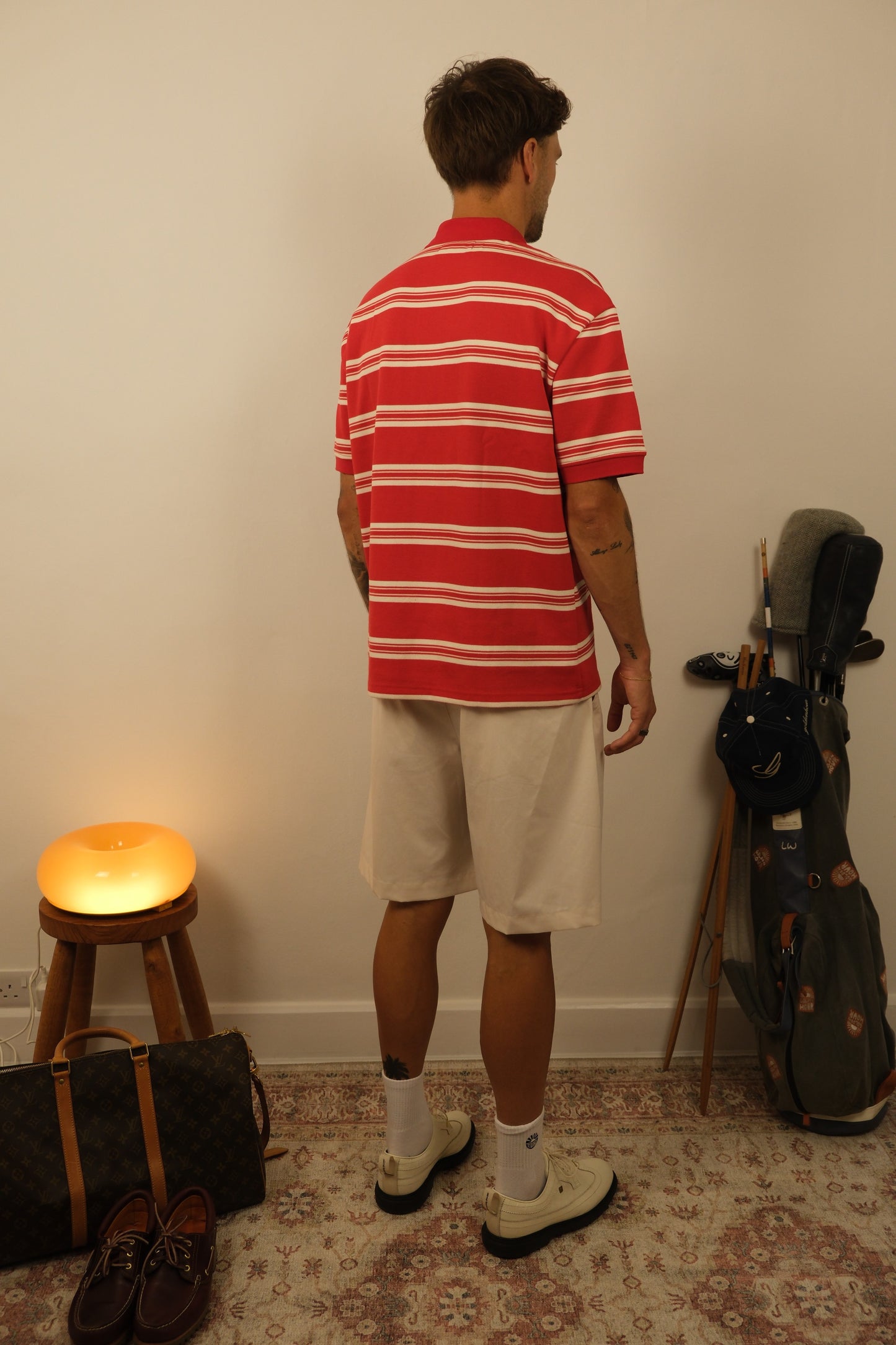 Stripe Pique Polo